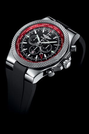 Wer einen Bentley Continental GT V8 fährt, hat besondere Ansprüche an Präzision, Komfort und Luxus auf hohem Niveau. Diese Ansprüche erfüllt auch die Bentley GMT von Breitling, ein auf 250 Exemplare limitierter Chronograph, der 2012 zu Ehren des Sportwagens aufgelegt wird. Wer einen Bentley Continental GT V8 fährt, hat besondere Ansprüche an Präzision, Komfort und Luxus auf hohem Niveau. Diese Ansprüche erfüllt auch die Bentley GMT von Breitling, ein auf 250 Exemplare limitierter Chronograph, der 2012 zu Ehren des Sportwagens aufgelegt wird.