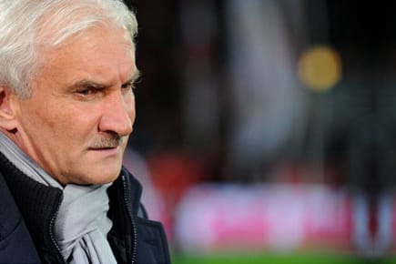Rudi Völler zeigte sich wenig taktvoll vor den TV-Kameras.