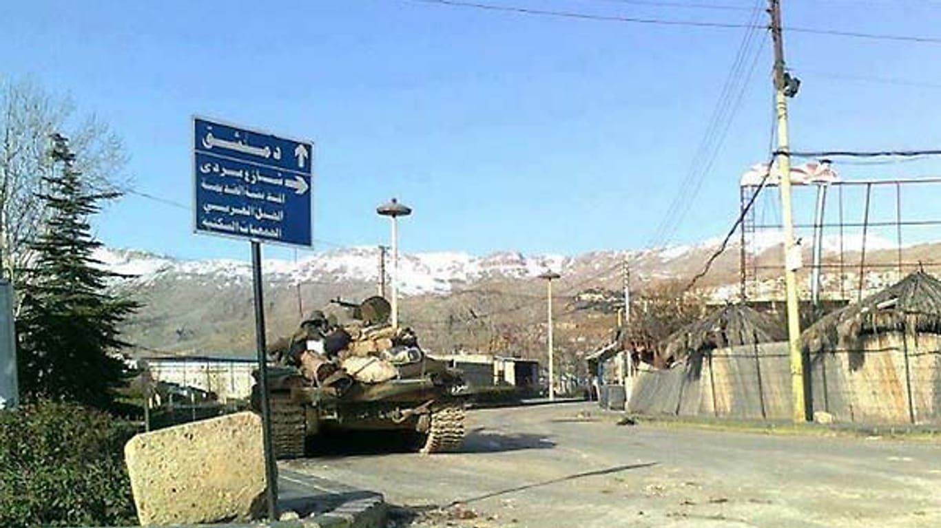 Panzer vor Damaskus