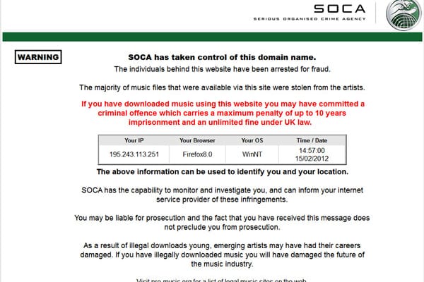 Die SOCA warnt mit drastischen Worten.