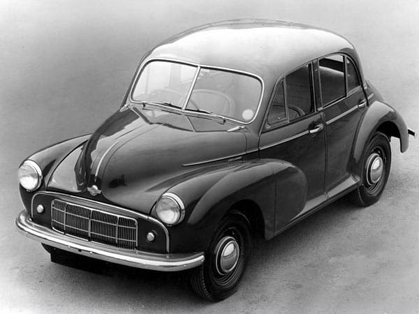 Platz neun für den Morris Minor: Von 1948 bis 1971 brachte er es auf 2,7 Millionen Autos.