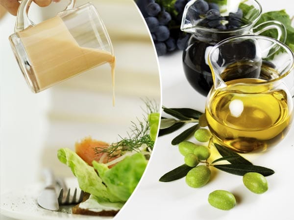 Besser Olivenöl und Essig statt French Dressing