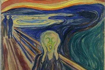 Das expressionistische Kunstwerk "Der Schrei" von Edvard Munch entstand 1895