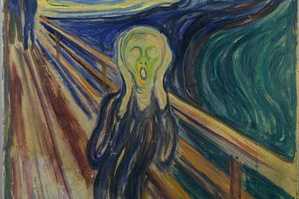 Das expressionistische Kunstwerk "Der Schrei" von Edvard Munch entstand 1895