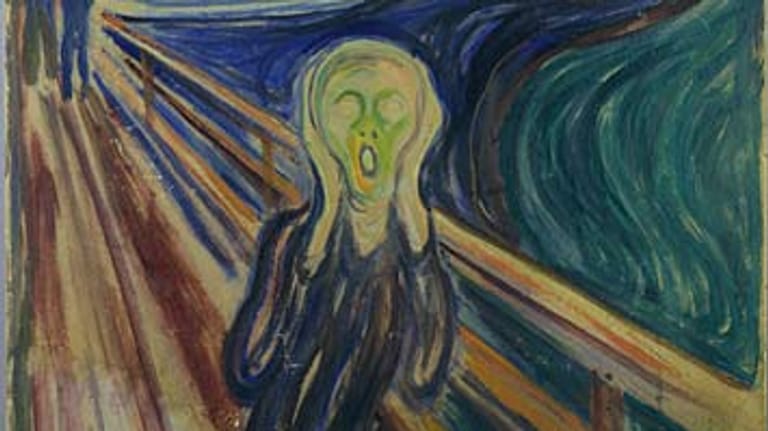 Das expressionistische Kunstwerk "Der Schrei" von Edvard Munch entstand 1895