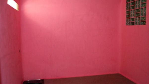 Wirkt die Farbe Rosa beruhigend auf aggressive Häftlinge?