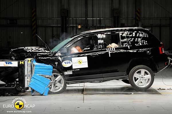 Jeep Compass - nur zwei Sterne beim Euro-NCAP-Crashtest.