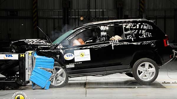 Jeep Compass - nur zwei Sterne beim Euro-NCAP-Crashtest.