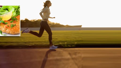 Für ein Schnitzel muss man fast eine Stunde Joggen.