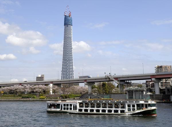 Ursprünglich sollte der Turm 610 Meter hoch werden. Doch der Canton Tower im chinesischen Guangzhou hätte genau so hoch werden sollen.
