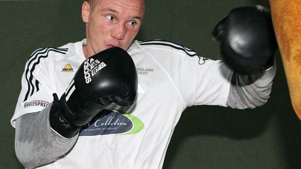 Nur noch zum Spaß am Sandsack: Sebastian Sylvester tritt als Profi-Boxer zurück.