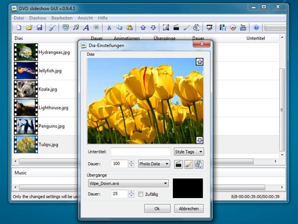 Eigene Fotoalben zu gestalten ist erst ab Windows 7 möglich.