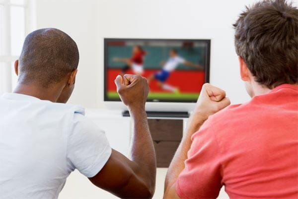 Fußball schauen: beim Männerabend ebenfalls gern gesehen.