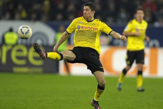 BVB-Angreifer Robert Lewandowski (li.) konzentriert sich derzeit nur auf Dortmund und die EM.