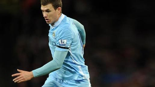 ManCity-Stürmer Edin Dzeko ist mit seiner Jokerrolle derzeit mehr als unzufrieden. ManCity-Stürmer Edin Dzeko ist mit seiner Jokerrolle derzeit mehr als unzufrieden.