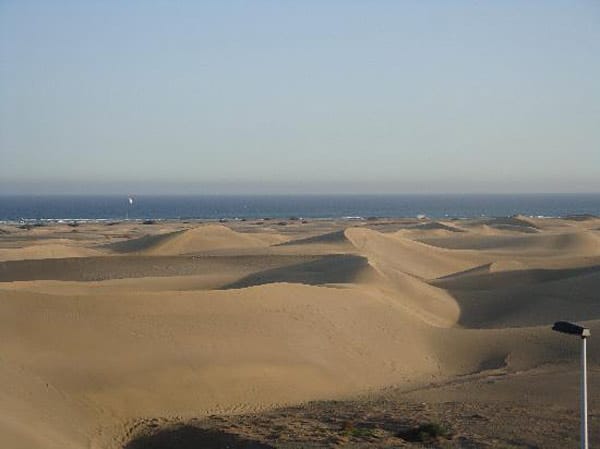 Playa del Inglés, Gran Canaria, Spanien.