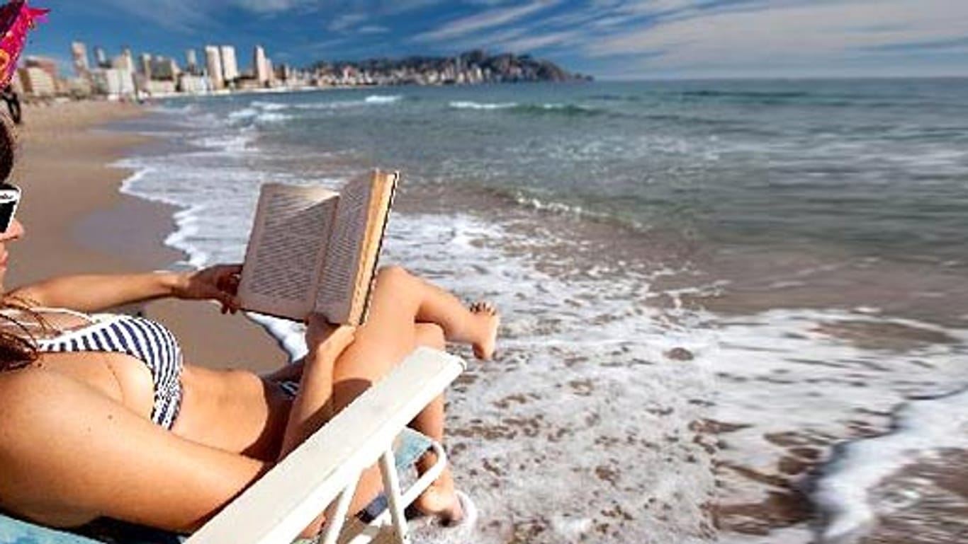 Der Strand von Benidorm in Spanien zählt zu den besten in Europa.