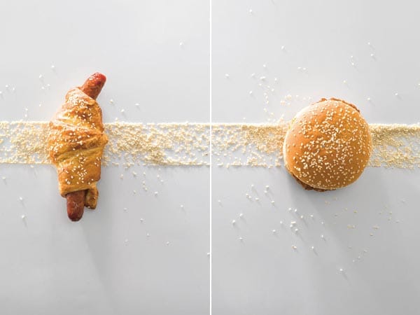 Wurst-Croissant oder Hamburger?