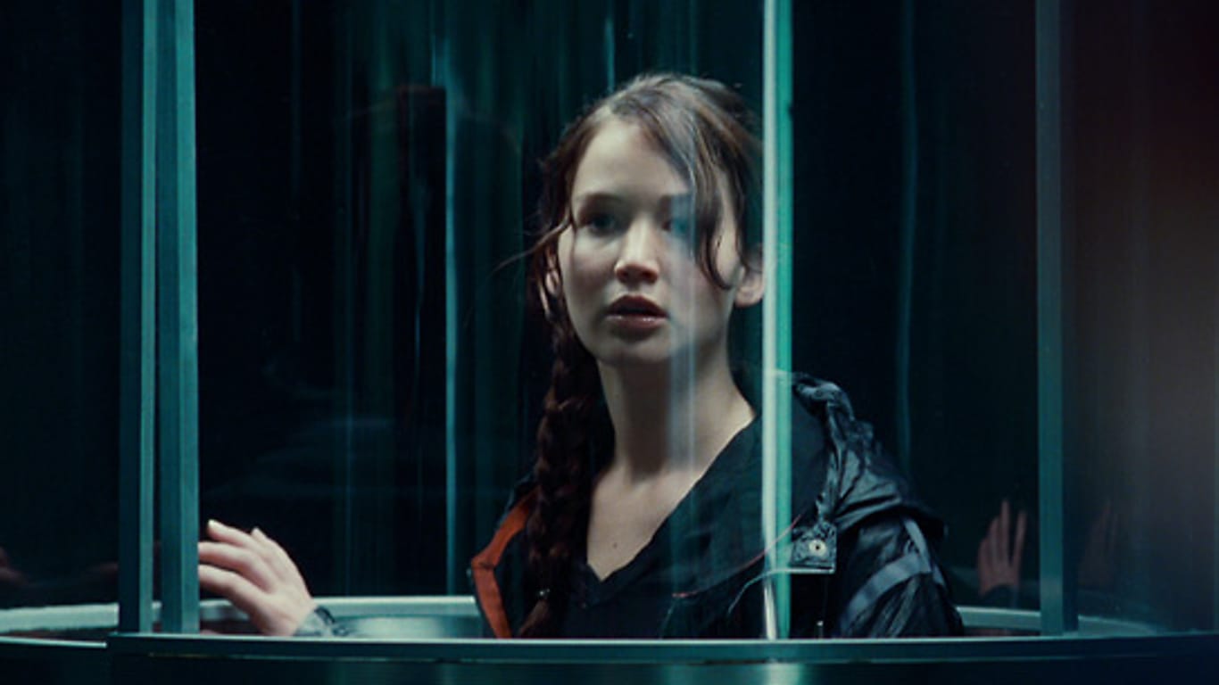 "Die Tribute von Panem": Katniss (Jennifer Lawrence) auf dem Weg in die Arena.