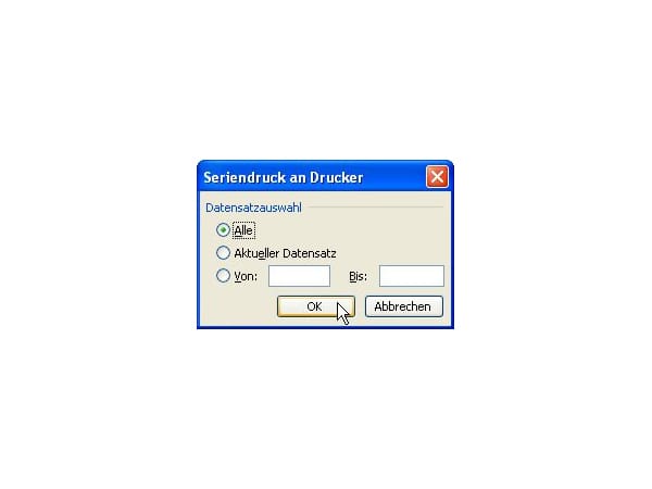 Serienbrief schreiben mit Office 2003