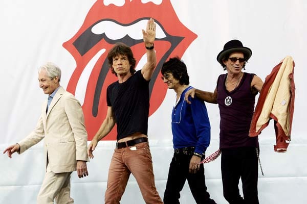 Die letzte Welt-Tour der Stones liegt sieben Jahre zurück. 2005 starteten Charlie Watts, Mick Jagger, Ron Wood und Keith Richards (v.l.) von Boston aus ihre Rundreise.