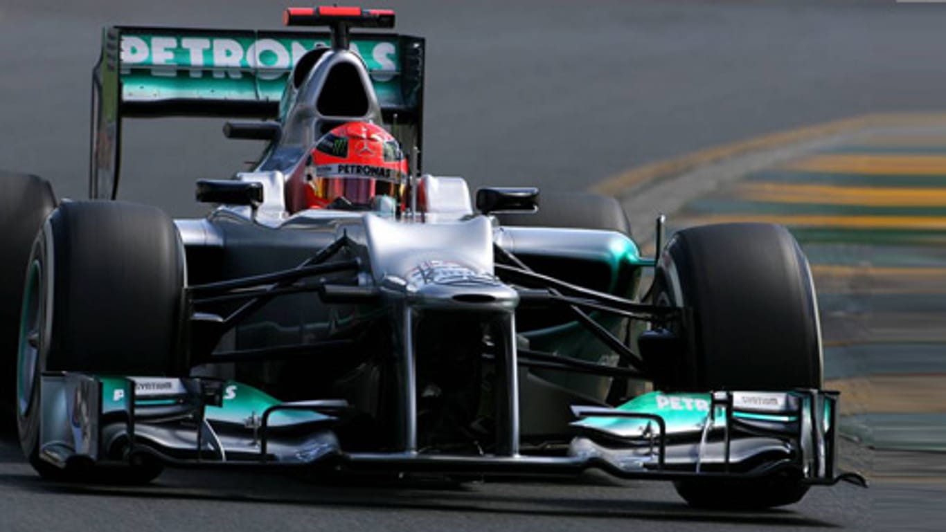 Michael Schumacher ist im Qualifying der beste deutsche Pilot.