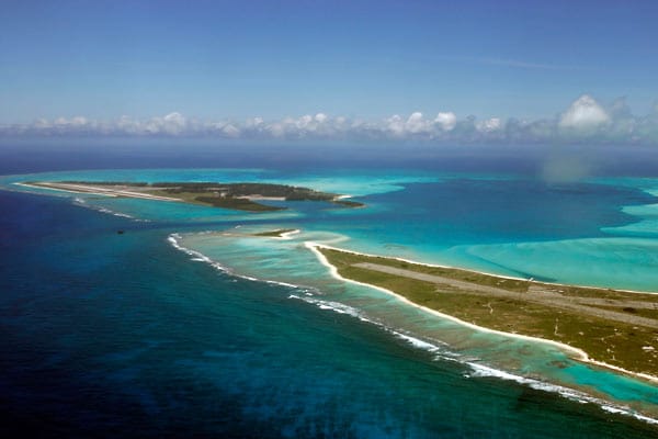 Ebenfalls zu Greenbergs Lieblingsplätzen zählen die Midwayinseln im nördlichen Pazifik. Das Atoll bietet vielen Wildtieren ein Zuhause.