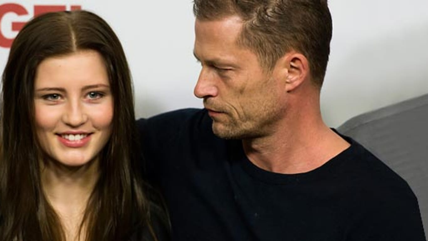 Til Schweiger und Tochter Luna beim Photocall für seinen neuen Film "Schutzengel".