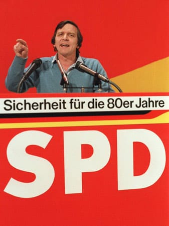 Der junge Altkanzler: Gerhard Schröder in seiner Juso-Zeit (1978).
