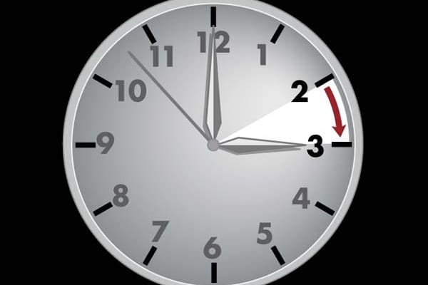 In der Nacht von Samstag auf Sonntag wurde die Uhr eine Stunde vorgestellt