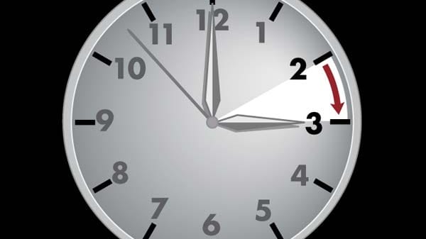 In der Nacht von Samstag auf Sonntag wurde die Uhr eine Stunde vorgestellt