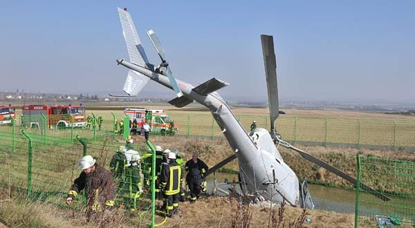 Im rheinland-pfälzischen Grafschaft-Gelsdorf musste ein Hubschrauber notlanden.