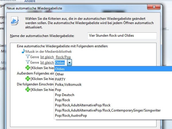 So stellt der Media Player automatisch Wiedergabelisten zusammen