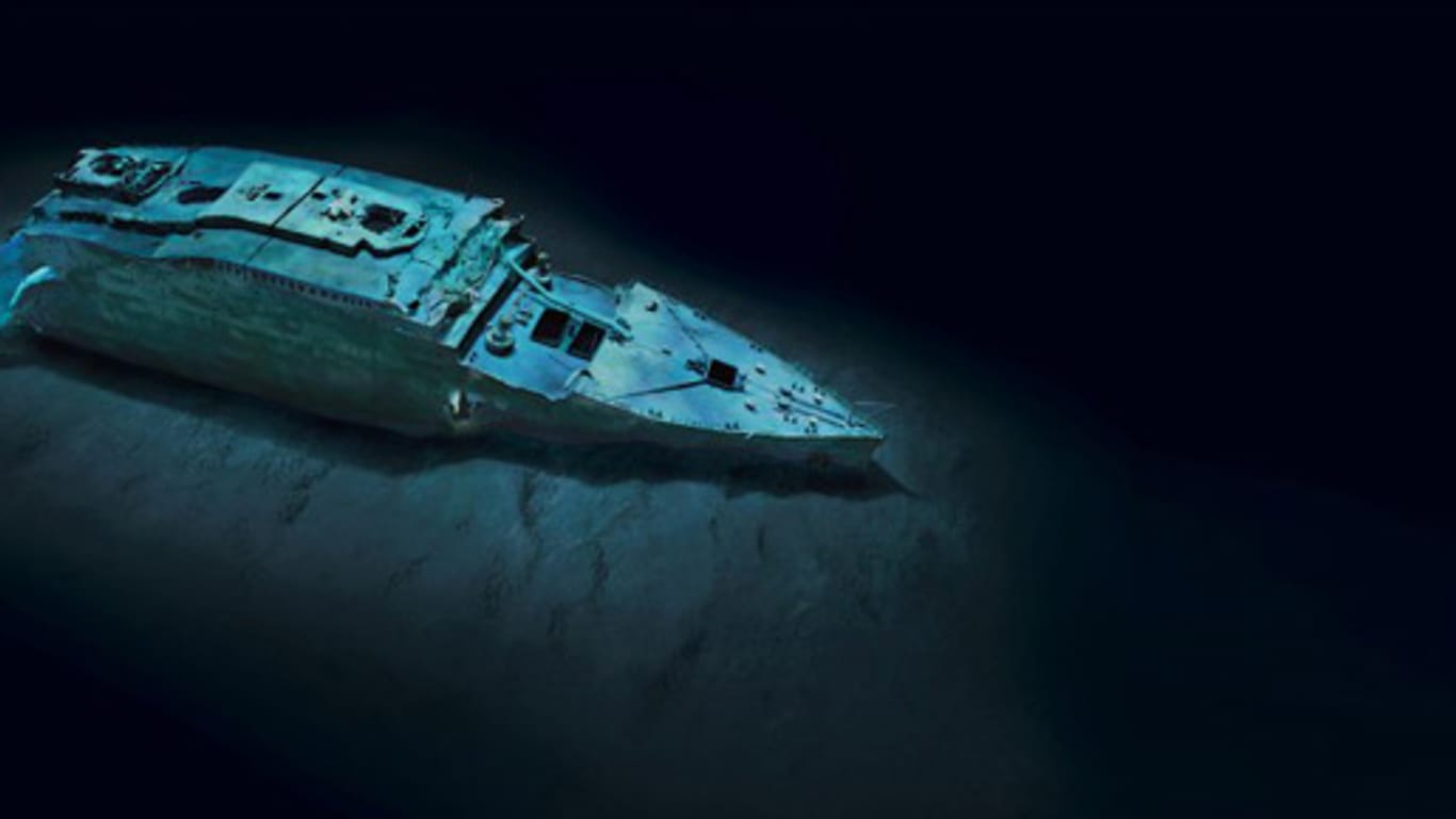 Aus tausenden Einzelbildern zusammengesetzt: Das Mosaikbild der "Titanic"