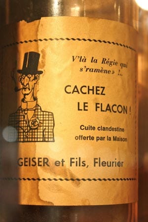Absinthflasche aus den Zeiten der Prohibition.