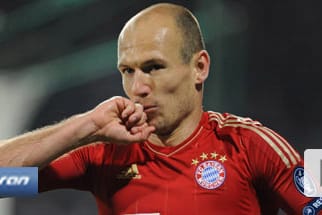 Arjen Robben erspielte sich mit dem FC Bayern in Marseille eine gute Ausgangsposition für das CL-Rückspiel.