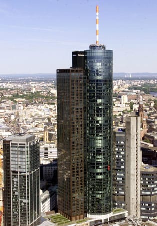Das vierthöchste Gebäude Deutschlands steht ebenfalls in Frankfurt. Der Main Tower hat eine Höhe von 240 Metern. (Quelle: Emporis)