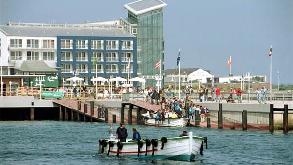 Direkt am Meer: Das Hotel "Atoll" auf Helgoland