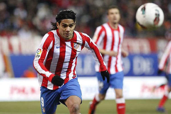 Radamel Falcao ist Atlético Madrids Topstürmer.