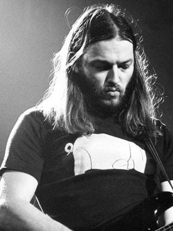 David Gilmour von Pink Floyd 1977