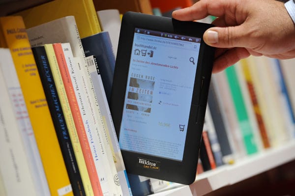Platz 5: eBook-Reader - das erste Technik-Produkt, auch schon zu Weihnachten ein Renner.