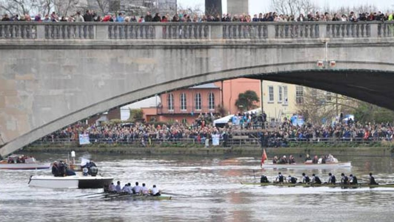 Das Boat Race ist ein Großereignis in Großbritannien.