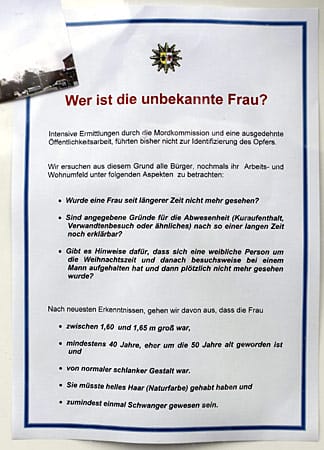 Wer ist die Frau, deren Leichenteile an einem See in Brandenburg gefunden wurden? Die Polizei bittet die Bevölkerung um Hinweise. Wer ist die Frau, deren Leichenteile an einem See in Brandenburg gefunden wurden? Die Polizei bittet die Bevölkerung um Hinweise.