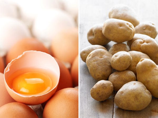 Eier und Kartoffeln – zur verbesserten Eiweißaufnahme