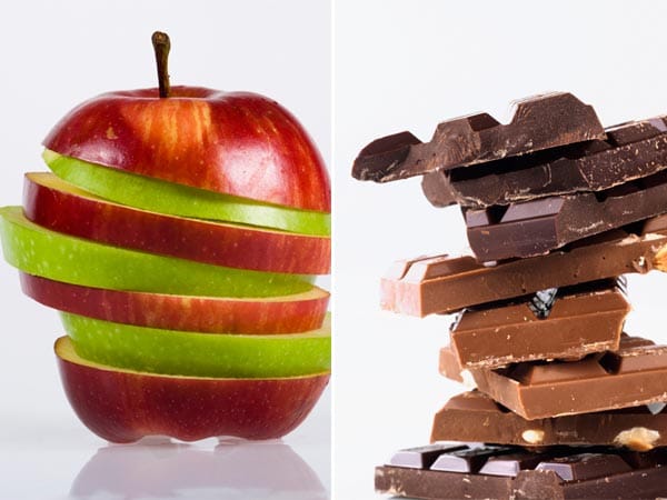 Äpfel und Schokolade – gemeinsam schützen sie das Herz