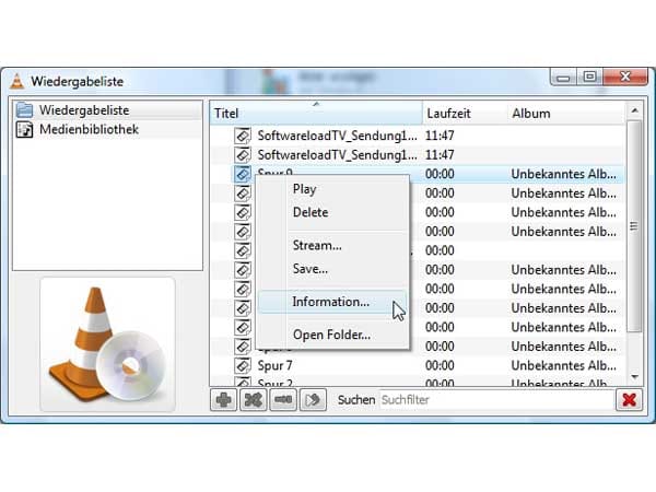 Was der VLC media player alles kann