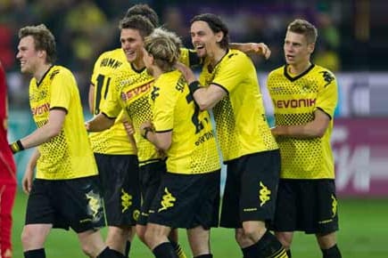 Dortmunder Jubel nach dem Sieg über Bayern München.