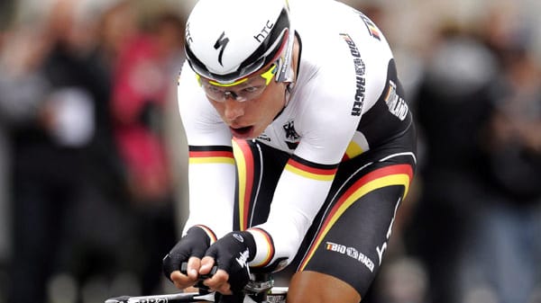 Deutschlands Radstar Tony Martin bei der Straßenrad-WM 2011 in Kopenhagen.