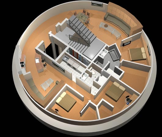 Hochhaus unter der Erde: Der Luxusbunker "Doomsday Shelter"