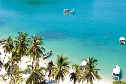 Strand im Ang Thong National Park auf Koh Samui in Thailand.